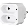 Steckdosenadapter Brennenstuhl 2-fach EURO, Adapterstecker 17