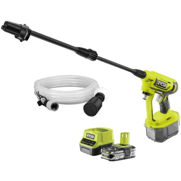 Ryobi Akku-Druckreiniger Mitteldruckreiniger ONE+, Schlauchanschluss, Mit Akku 4,0 Ah, 18 V 1