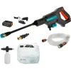 Gardena Akku-Druckreiniger AquaClean 24/18V P4A, 14800-31, Premium Set, Mit Akku 2,5Ah 17