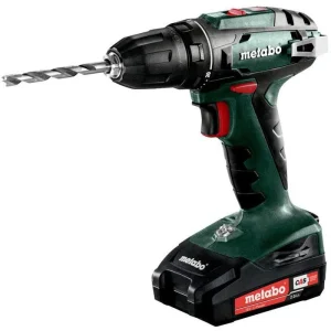 Metabo Akku-Bohrschrauber BS 18, 18V / 2,0Ah, Mit 2 Akkus Und Koffer 8