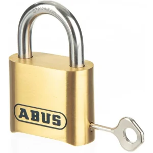 Abus Vorhängeschloss Marine 180IB/50, 52mm, 4-fach Zahlenschloss, Seetauglich, Level 5 Messing 22