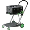 CLAX Transportwagen Klappmobil, Green Edition, Klappbar, 530 X 370mm, Klappbox, Tragkraft 60kg 7