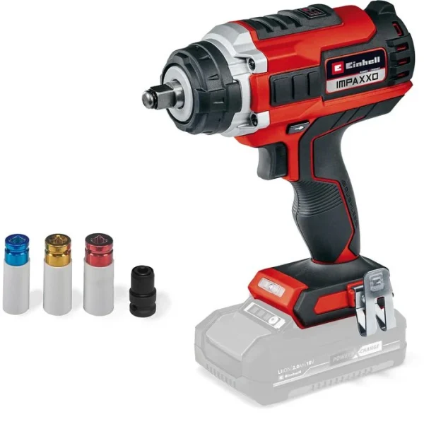 Einhell Akku-Schlagschrauber IMPAXXO 18/400, 400Nm, 18V, Mit Bit-Adapter Und Nuss-Set 1