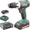 Metabo Akku-Bohrschrauber BS 18 LT Compact, 18V / 2,0Ah, Mit 2 Akkus Und Koffer 14