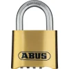 Abus Vorhängeschloss Marine 180IB/50, 52mm, 4-fach Zahlenschloss, Seetauglich, Level 5 Messing 7