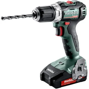 Metabo Akku-Bohrschrauber BS 18 L BL, 18V / 2,0Ah, Mit 2 Akkus Und Koffer 14